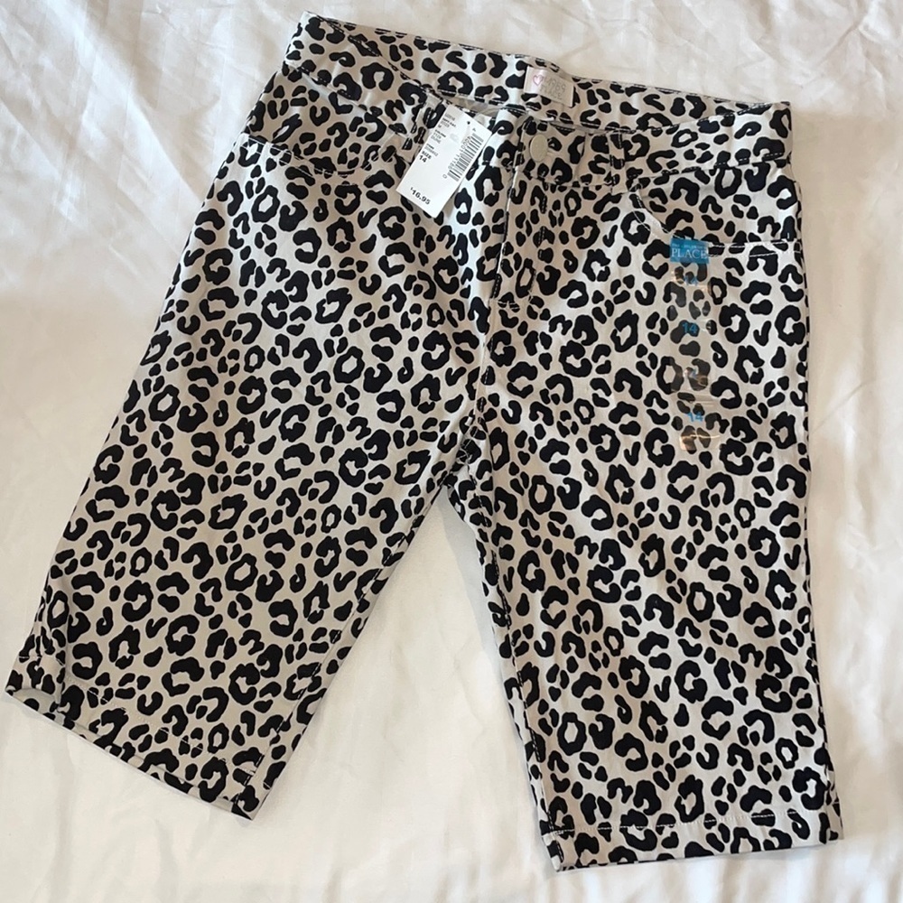 Children’s Place Leopard Animal print shorts